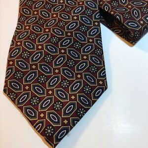 Vintage Christian Dior Monsieur Print Silk Neck Tie